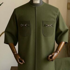 Bespoke Olive Green 2-Pocket Senator Wear
