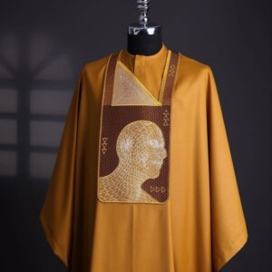 Golden Heritage Embroidered Agbada
